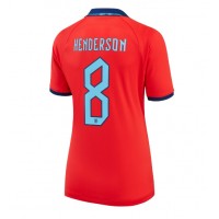 England Jordan Henderson #8 Bortatröja Dam VM 2022 Kortärmad
